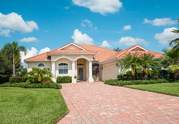 Residential Paver Driveway in Florida Gulf Coast University, FL